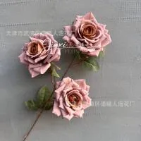 премиум опт 5 штук тройная роза сложный цвет