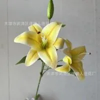 лилия 3D желтая