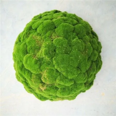 полусфера из мха 2 шт зеленая 40