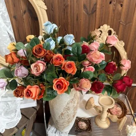 букет мини-роз 10 штук шампань