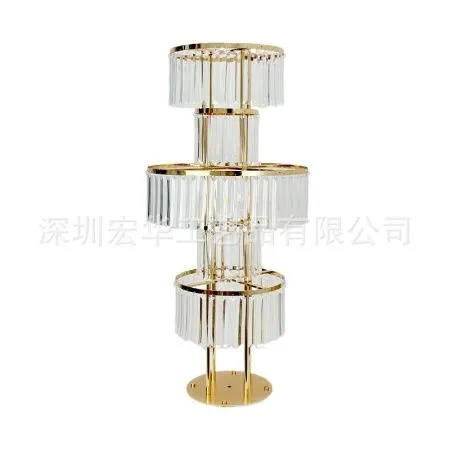 ярусная стойка 5 ярусов 110 см золото кр. дно