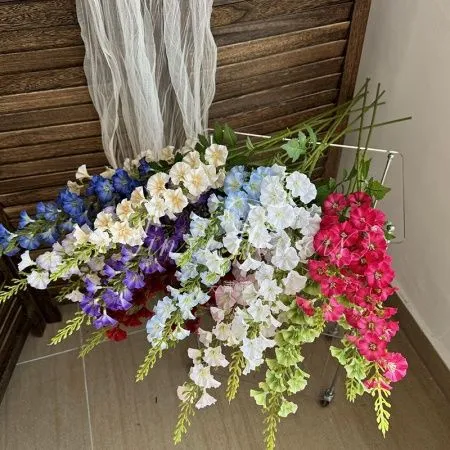 двойной дельфиниум 5 штук светло-голубая