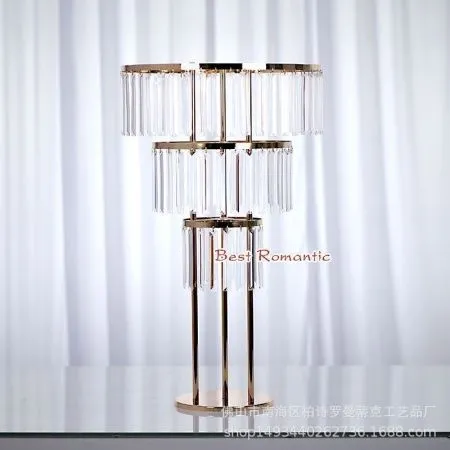 Ярусная стойка 85 см золото (D50-35-20)