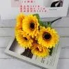 букет подсолнухов желтый
