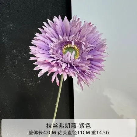 гербера 5 штук фиолетовая