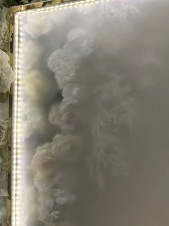 рулон матового пластика 10 м, толщина 0,5