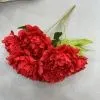 букет французских пионов 7 голов красный