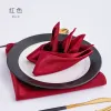 комплект из 20 плотных атласных салфеток  красный