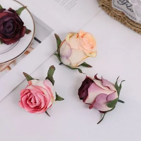 пачка 20 штук бутон 5 см светло-розовый