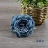 пачка 20 штук роза объемная 12 см синий