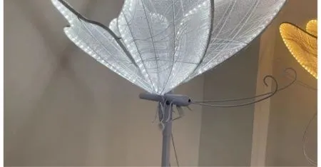 бабочка на ножке холодный белый 80*164 см