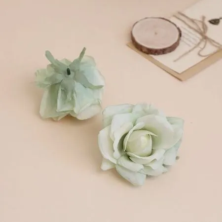 пачка 50 штук роза виола светло-зеленая