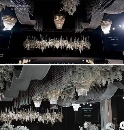 люстра с кристаллами 4 яруса 55*60 см