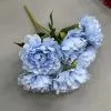 букет французских пионов 7 голов светло-голубой