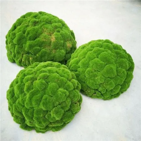 полусфера из мха 2 шт зеленая 40