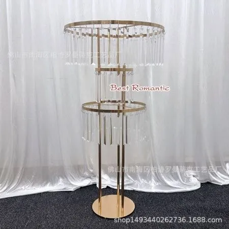 Ярусная стойка 100 см золото (D50-35-20)