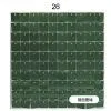 Панель с пайетками 30см х 30 см прозрачная основа цвет зеркально темно-зеленый 26