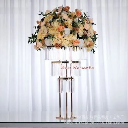 Ярусная стойка 85 см золото (D50-35-20)