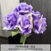 букет французских роз 7 голов фиолетовый