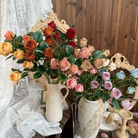 букет мини-роз 10 штук шампань