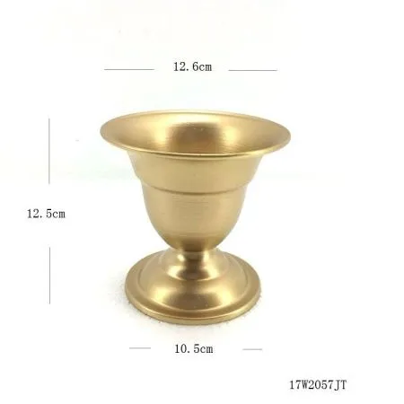 античный вазон 12,5 см золото