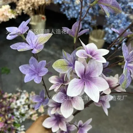 марсилия опт 5 штук бело-фиолетовый