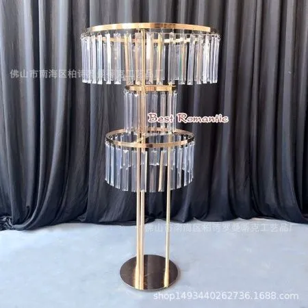 Ярусная стойка 100 см золото (D50-35-20)