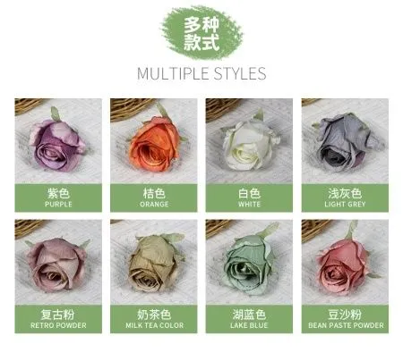 пачка 20 штук бутон розы 6 см пыльно-розовый