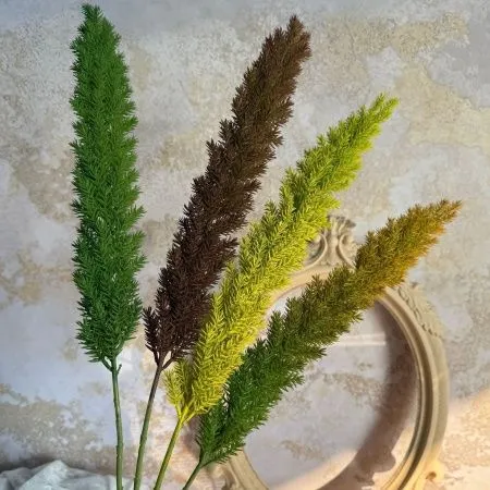 лисий хвост 5 шт оранжево-зеленый