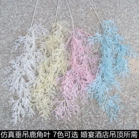 ветка изморози бордовая