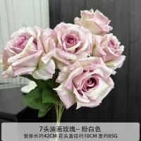 букет французских роз 7 голов светло-фиолетовый