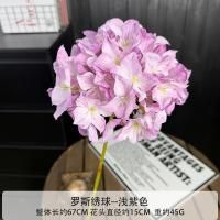 гортензия лепестки с узором светло-фиолетовая