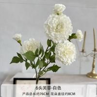 ветка хризантемы 5 штук белая