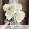2 букета роз 7 голов молочно-белый