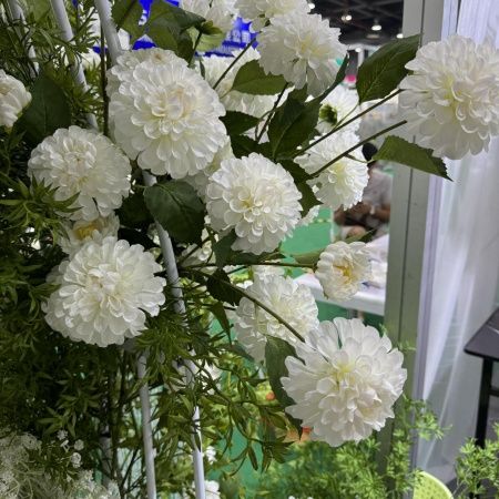 ветка георгина 11 см опт 10 штук светло-розовый