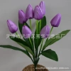 букет тюльпанов ткань  фиолетовый