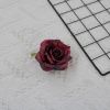 пачка 20 штук головы роз 7 см бордовый