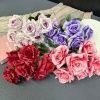 букет французских роз 7 голов светло-фиолетовый