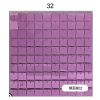 Панель с пайетками 30см х 30 см прозрачная основа цвет зеркально розово-фиолетовый 32