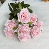 букет мини-роз 9 голов 8 см розовый