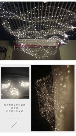 светодиодная сетка белый 1мх10м