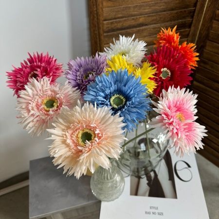 гербера 5 штук розовая гербера 5 штук розовая