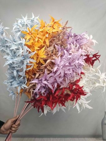 опт 10 штук ветка клена пышная коричневый