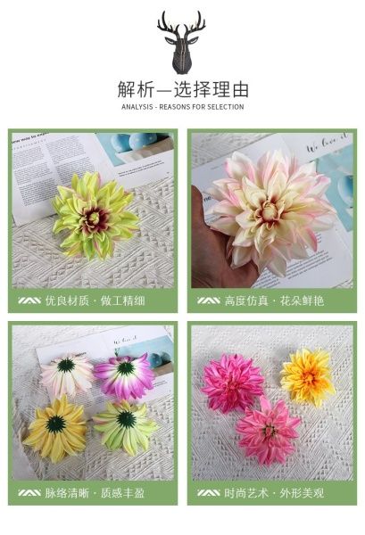 пачка 20 штук георгин 17 см  желто-оранжевые