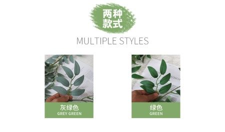 лиана 10 штук серо-зеленая