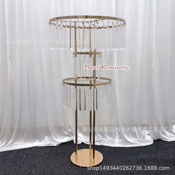 Ярусная стойка 100 см золото (D50-35-20)