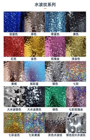 пластик рябь воды рулон 20 * 1,25 м голография