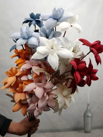 Букет жасмин бордовый