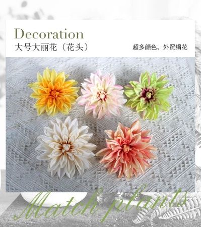 пачка 20 штук георгин 17 см  светло-зеленые