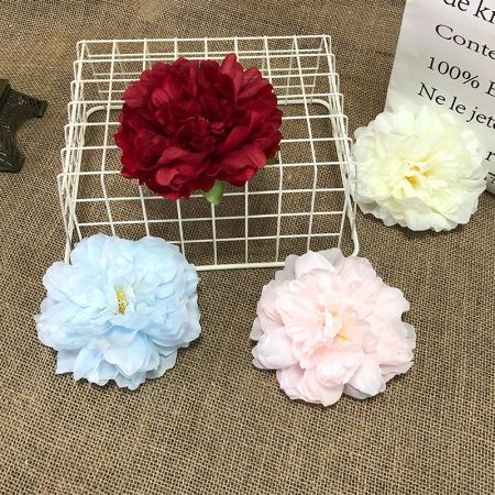 пачка 20 шт махровых пионов голубой